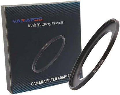 YAMAFOO 52mm to 67mm Step-Up Ring/Step Down Rings Filter Adapter by YAMAFOO