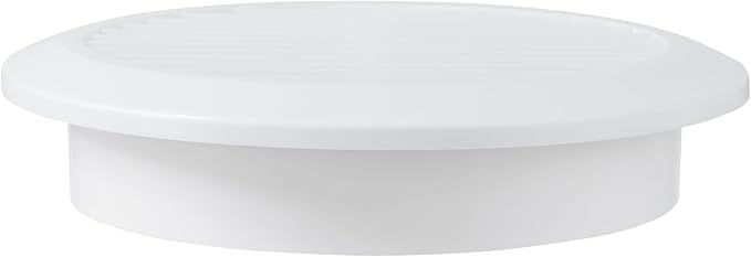 White 6" Inch Round Ventilation Grille - Image 7