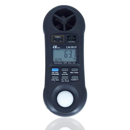 Air Velocity Meter with Temperature, Humidity & Lux Sensors - Image 2