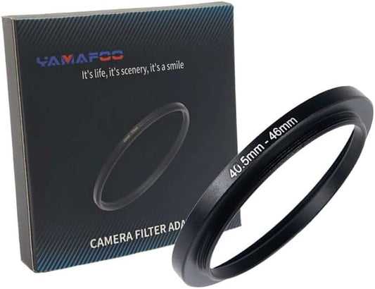 YAMAFOO 40.5mm to 46mm Step-Up Ring/Step Down Rings Filter Adapter by YAMAFOO