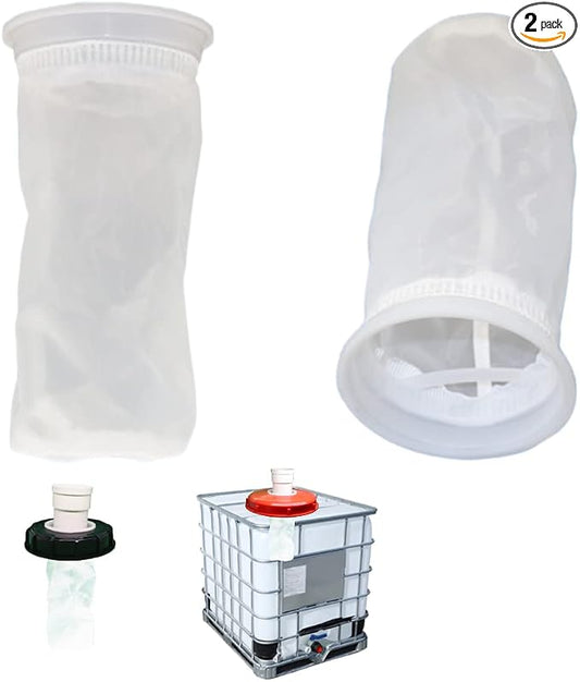 IBC Nylon Lid Filter 2 Pack IBC Lid Nylon Filter Screen Rain Water Filter by HNOYGNU