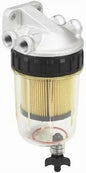 QUICKVIEW Boat Marine Water Separating Filter Kit w/Drain & Nichronium Head 10 by Unknown