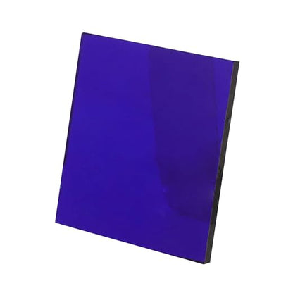 Zerodeko Cobalt Glass Sheet Experiment Device Chemistry Filter Glass Plate by Zerodeko
