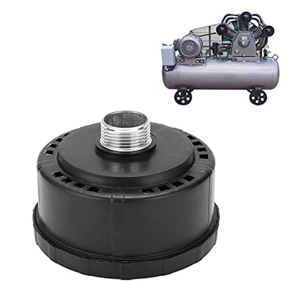 3/4 25mm Air Compressor Silencer, Plastic Shell Round Muffler Filter Intake Dia - Image 5