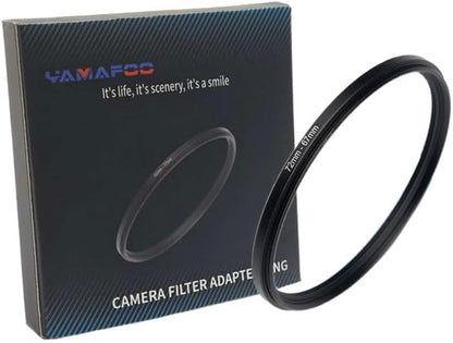 YAMAFOO 72mm to 67mm Step-Up Ring/Step Down Rings Filter Adapter by YAMAFOO