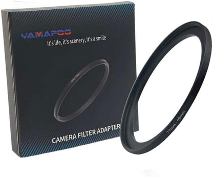 YAMAFOO 86mm to 77mm Step-Up Ring/Step Down Rings Filter Adapter by YAMAFOO