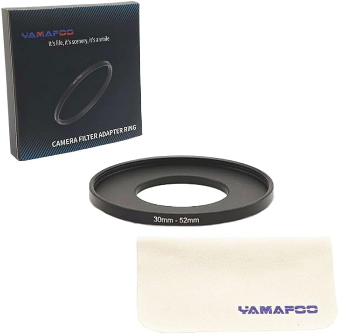 YAMAFOO 30mm to 52mm Step-Up Ring/Step Down Rings Filter Adapter - Image 2