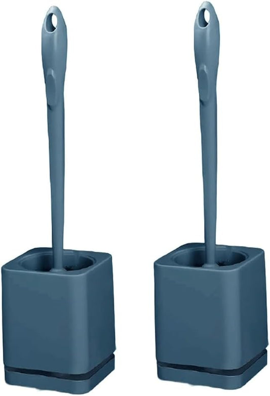 Toilet Scrubber Soft Hair Wall Mount Toilet Brush and Holder, Long Handle by Unknown