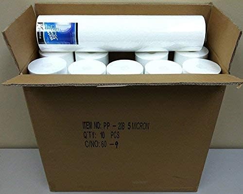 BLUONICS Sediment Replacement Water Filters Ten 4.5" x 20" Whole House - Image 6