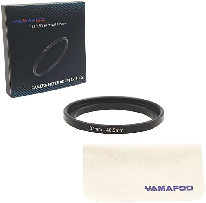 YAMAFOO 37mm to 40.5mm Step-Up Ring/Step Down Rings Filter Adapter - Image 2