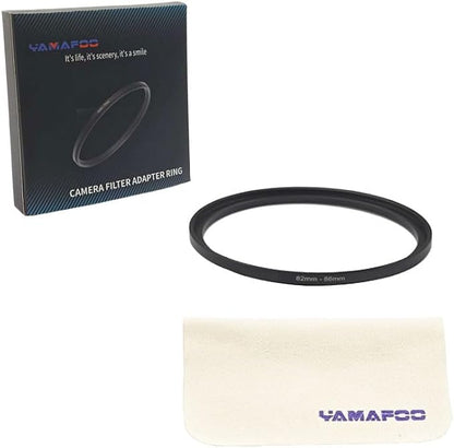 YAMAFOO 82mm to 86mm Step-Up Ring/Step Down Rings Filter Adapter - Image 2