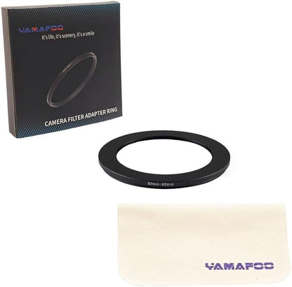 YAMAFOO 82mm to 62mm Step-Up Ring/Step Down Rings Filter Adapter - Image 2