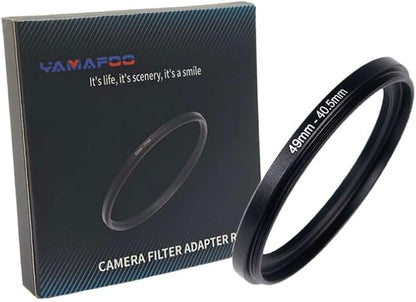 YAMAFOO 49mm to 40.5mm Step-Up Ring/Step Down Rings Filter Adapter by YAMAFOO