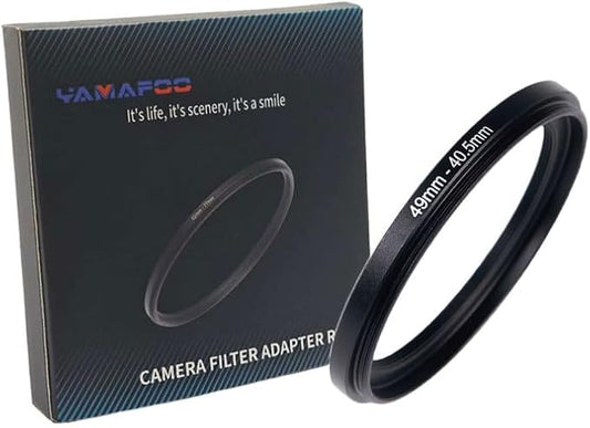 YAMAFOO 49mm to 40.5mm Step-Up Ring/Step Down Rings Filter Adapter by YAMAFOO