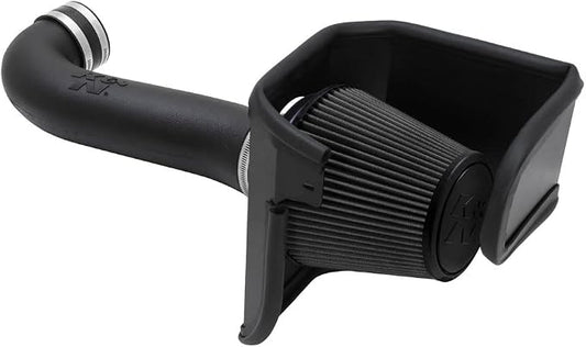 K&N Cold Air Intake System: Dry-Flow Air Filter, Increase Performance & by KNEngineeringInc