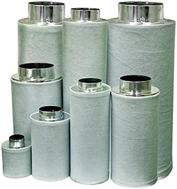 Funk Filters 4" x 8" Activated Carbon Scrubber Odor Control Filters + Prefilter by DL+Wholesale