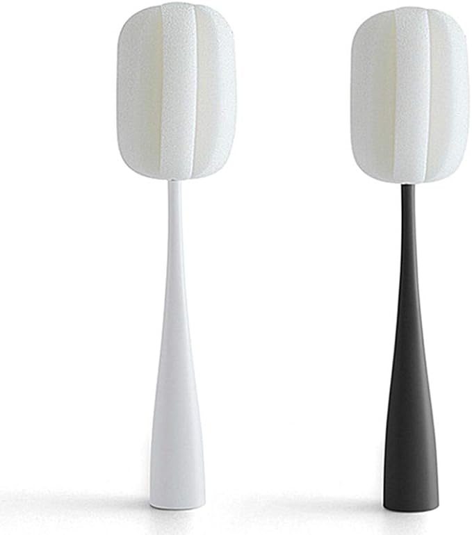 Long Handle Cup Bottle Cleaning Brush Sponge Pot Cleaner Scourer Washer by Kinteshun