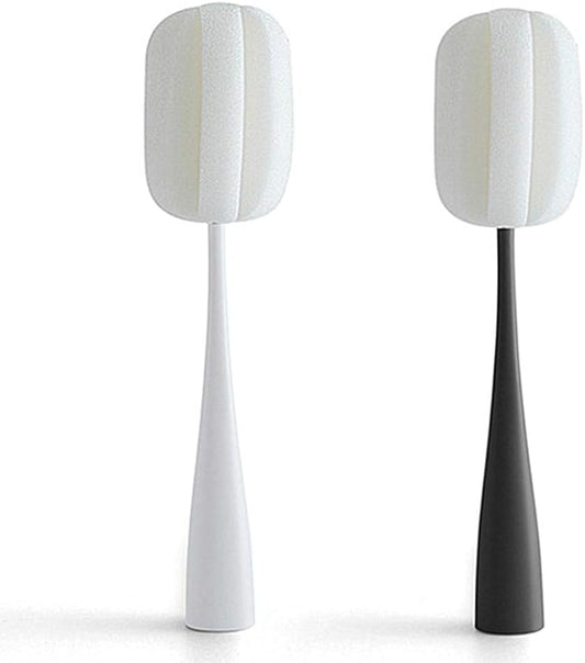 Long Handle Cup Bottle Cleaning Brush Sponge Pot Cleaner Scourer Washer by Kinteshun
