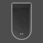 Wall Mirror Arched Bathroom Mirrors, 3-Color Lighted Bathroom Makeup Mounted by Unknown