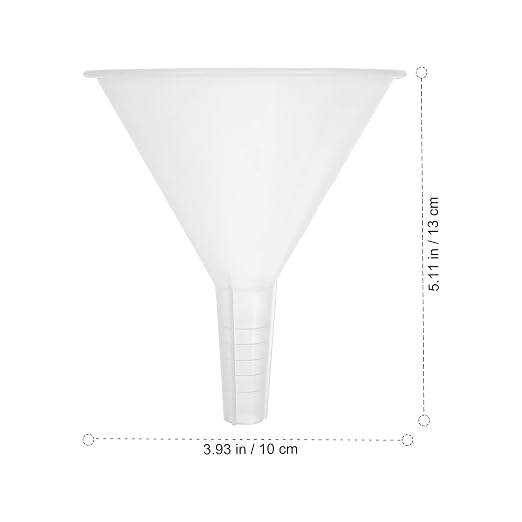 Veemoon 5pcs 100mm Plastic Scientific Triangle Funnels, Laboratory Pp Filling - Image 2