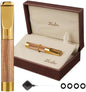 Reusable Washable Cigarette Filter Tips Mouthpiece Handcrafted Solid Wood Metal by ZOBQ