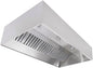 Commercial Kitchen Restaurant Duty Exhaust Hood, Wall Canopy Stainless Steel by SUNAIR