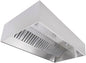 Commercial Kitchen Restaurant Duty Exhaust Hood, Wall Canopy Stainless Steel by SUNAIR