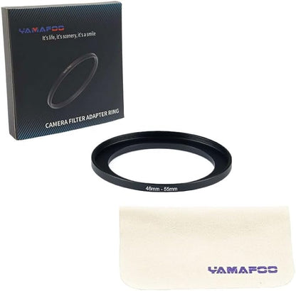 YAMAFOO 46mm to 55mm Step-Up Ring/Step Down Rings Filter Adapter - Image 2