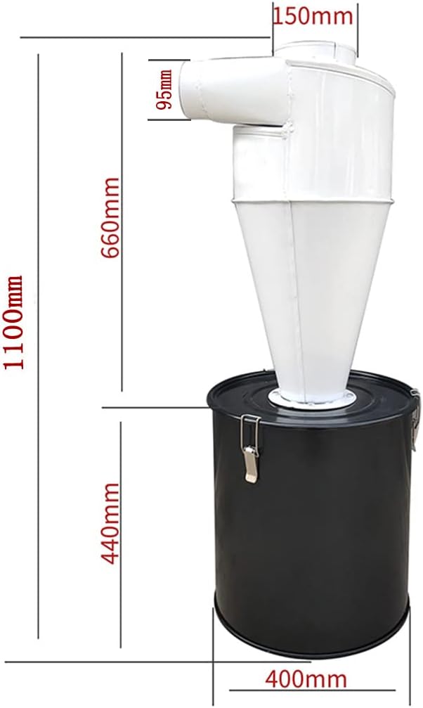 TECHTONGDA Cyclone Dust Separator 5.9inch Outlet - Image 2