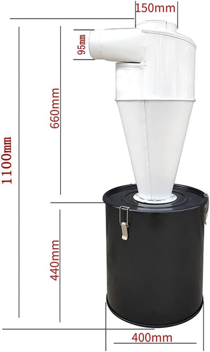 TECHTONGDA Cyclone Dust Separator 5.9inch Outlet - Image 2