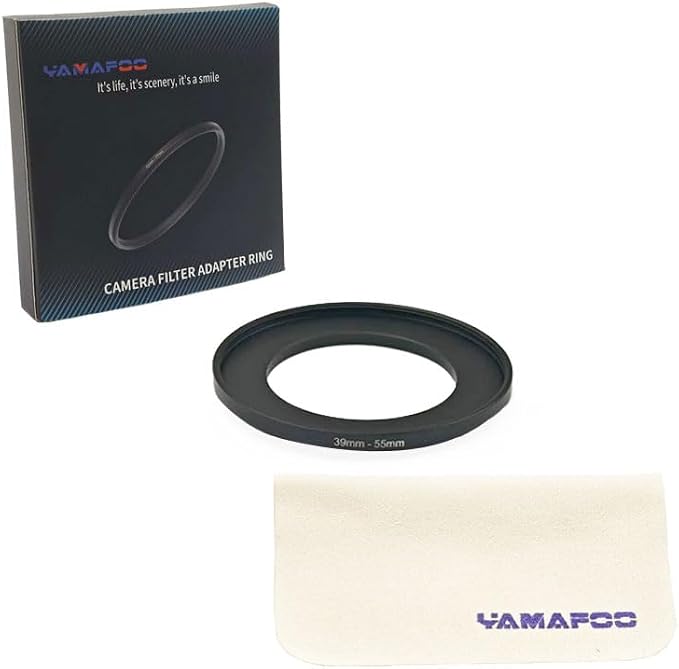 YAMAFOO 39mm to 55mm Step-Up Ring/Step Down Rings Filter Adapter - Image 2