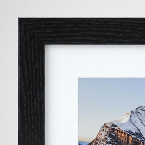 Frame It Easy 33 x 22 Black Grain Wood Frame (Derby)
