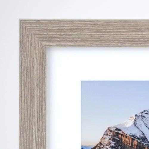 Frame It Easy 33 x 20 Rustic Gray Wood Frame (Derby)