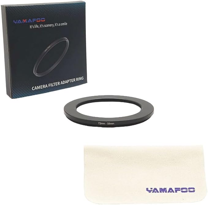 YAMAFOO 72mm to 55mm Step-Up Ring/Step Down Rings Filter Adapter - Image 2