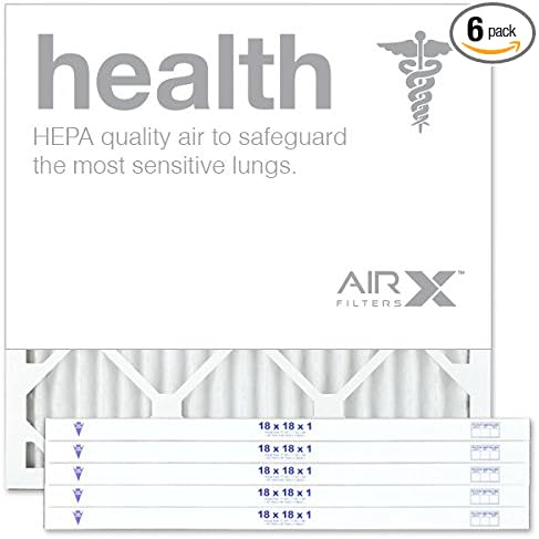 AIRX WICKED CLEAN AIR. 18x18x1 Air Filter MERV 13 Pleated HVAC AC Furnace Air by AIRXFILTERSWICKEDCLEANAIR