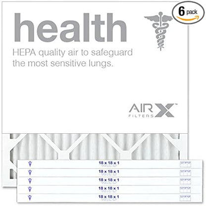 AIRX WICKED CLEAN AIR. 18x18x1 Air Filter MERV 13 Pleated HVAC AC Furnace Air by AIRXFILTERSWICKEDCLEANAIR