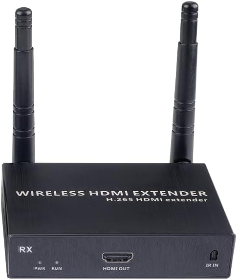 EXVIST 100M 4K@30FPS HDMI Wireless Extender 1x Receiver Only, Up to 328ft, IR Support, Suitable for Transmitting Video from Laptop, PC, YouTube, PS4 to HDTV or Projector