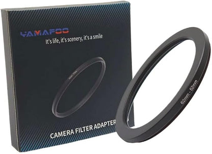 YAMAFOO 62mm to 52mm Step-Up Ring/Step Down Rings Filter Adapter by YAMAFOO