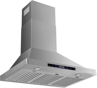 36 inch Wall Mount Range Hood Convertible Vent by VAV
