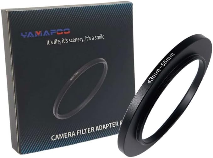 YAMAFOO 46mm to 72mm Step-Up Ring/Step Down Rings Filter Adapter by YAMAFOO