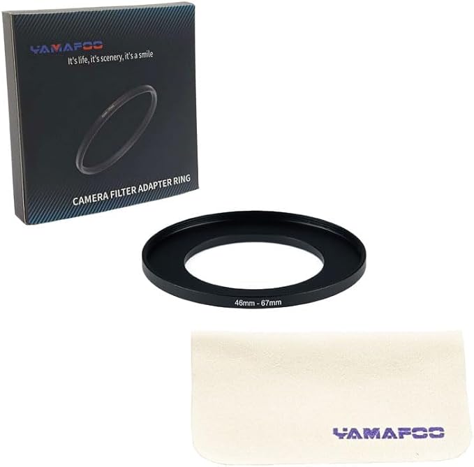 YAMAFOO 46mm to 67mm Step-Up Ring/Step Down Rings Filter Adapter - Image 2