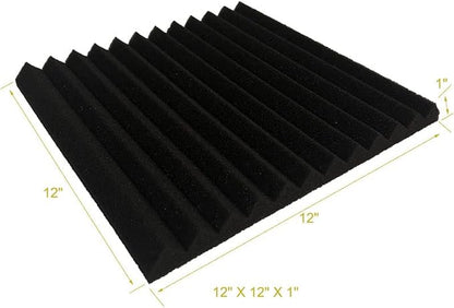 96 Pack Allxinlog Absorb the echo Acoustic Foam Panel Wedge Studio - Image 5