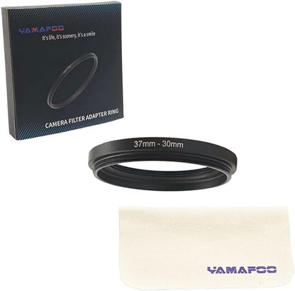 YAMAFOO 37mm to 30mm Step-Up Ring/Step Down Rings Filter Adapter - Image 2