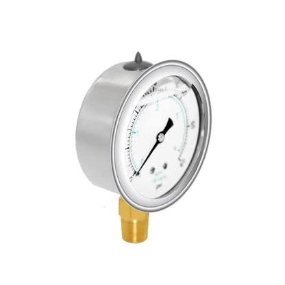 Joywayus Pressure Gauge 0-60 PSI Brass 1/4" NPT Male Thread Lower Mount - Image 4