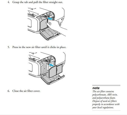 AWO Replacement Projector Air Filter - Image 6