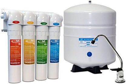 No Tools Required Home Reverse Osmosis Drinking Water System 4 Stage NTR by AppliedMembranesInc