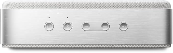 Bose SoundLink Home Speaker, Premium, Portable and Wireless Bluetooth Bookshelf Speaker, Up to 9 Hours Battery Life, Light Silver