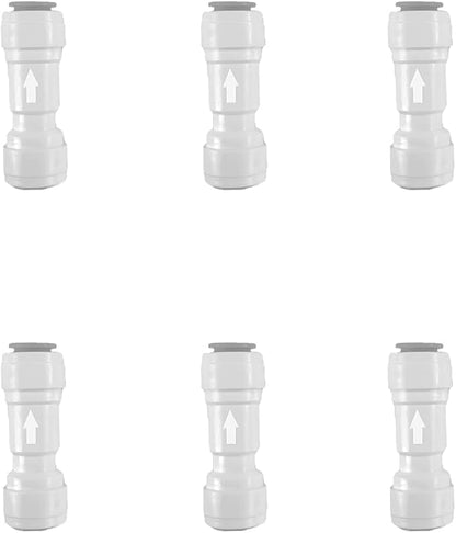 NSF 1/4" One Way Check Valve for Water Line 1/4" Reverse Osmosis Water Filter by Unknown