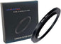 YAMAFOO 46mm to 58mm Step-Up Ring/Step Down Rings Filter Adapter by YAMAFOO
