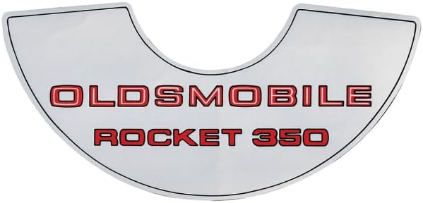 OER Rocket 350 4BBL Large Air Cleaner Decal Fits 1967-1972 Olds Cutlass and 442 by OER